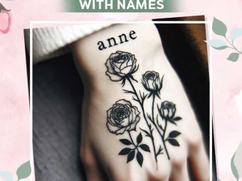50 Beautiful Rose Tattoos With Names For A Unique Identity